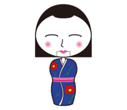 KIRIKO of the kokeshi doll sticker #6379592