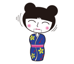 KIRIKO of the kokeshi doll sticker #6379595
