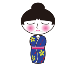 KIRIKO of the kokeshi doll sticker #6379596