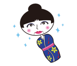 KIRIKO of the kokeshi doll sticker #6379597