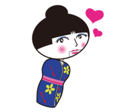 KIRIKO of the kokeshi doll sticker #6379598