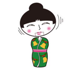 KIRIKO of the kokeshi doll sticker #6379599