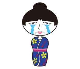 KIRIKO of the kokeshi doll sticker #6379600