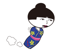 KIRIKO of the kokeshi doll sticker #6379601