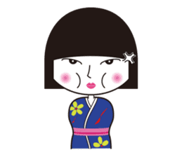 KIRIKO of the kokeshi doll sticker #6379603
