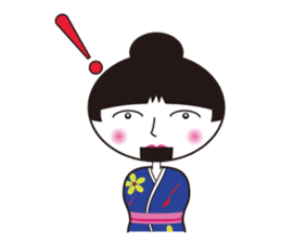 KIRIKO of the kokeshi doll sticker #6379605