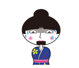 KIRIKO of the kokeshi doll sticker #6379606
