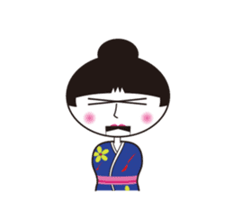 KIRIKO of the kokeshi doll sticker #6379609