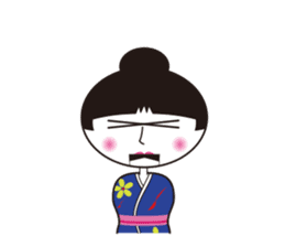 KIRIKO of the kokeshi doll sticker #6379609
