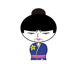 KIRIKO of the kokeshi doll sticker #6379610