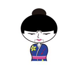 KIRIKO of the kokeshi doll sticker #6379610