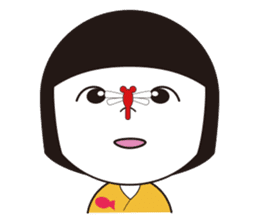 KIRIKO of the kokeshi doll sticker #6379617