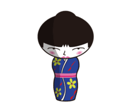 KIRIKO of the kokeshi doll sticker #6379622