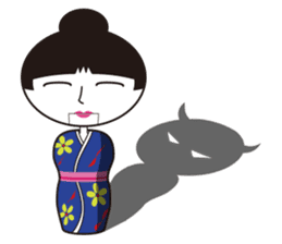 KIRIKO of the kokeshi doll sticker #6379623