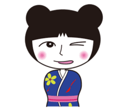 KIRIKO of the kokeshi doll sticker #6379624
