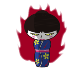 KIRIKO of the kokeshi doll sticker #6379625