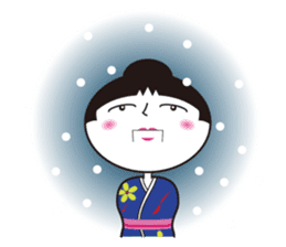 KIRIKO of the kokeshi doll sticker #6379627
