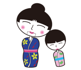 KIRIKO of the kokeshi doll sticker #6379629