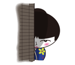 KIRIKO of the kokeshi doll sticker #6379631