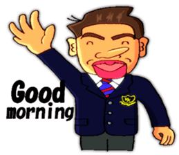 junior high school sticker 4 English Ver sticker #6379643