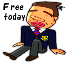 junior high school sticker 4 English Ver sticker #6379646