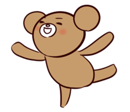 Bear and friend's happy day 1 sticker #6379672