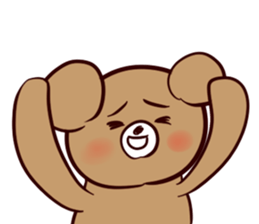 Bear and friend's happy day 1 sticker #6379673