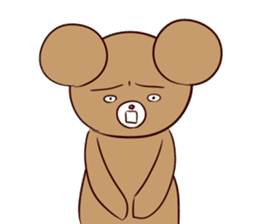 Bear and friend's happy day 1 sticker #6379681