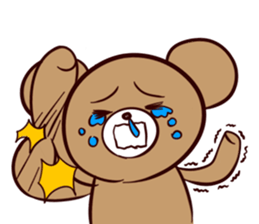 Bear and friend's happy day 1 sticker #6379684