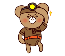 Bear and friend's happy day 1 sticker #6379689