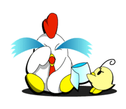 Hello Chick !! sticker #6379859