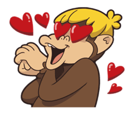 Bongo Banana Head Stickers 4 sticker #6380497