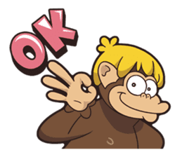 Bongo Banana Head Stickers 4 sticker #6380498