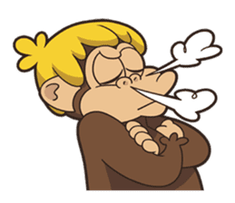 Bongo Banana Head Stickers 4 sticker #6380500