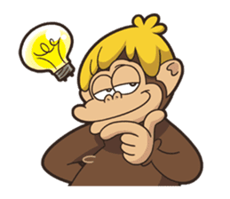 Bongo Banana Head Stickers 4 sticker #6380504