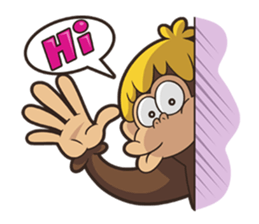 Bongo Banana Head Stickers 4 sticker #6380505