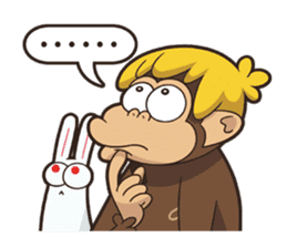 Bongo Banana Head Stickers 4 sticker #6380506