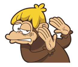 Bongo Banana Head Stickers 4 sticker #6380511