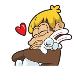 Bongo Banana Head Stickers 4 sticker #6380513