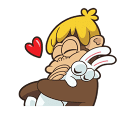 Bongo Banana Head Stickers 4 sticker #6380513