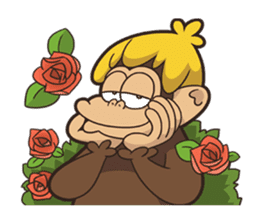 Bongo Banana Head Stickers 4 sticker #6380515