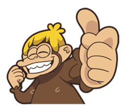 Bongo Banana Head Stickers 4 sticker #6380516