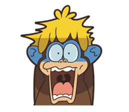 Bongo Banana Head Stickers 4 sticker #6380520