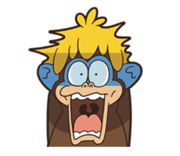 Bongo Banana Head Stickers 4 sticker #6380520