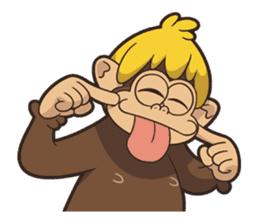 Bongo Banana Head Stickers 4 sticker #6380521