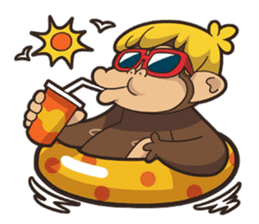 Bongo Banana Head Stickers 4 sticker #6380522