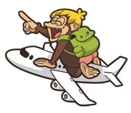 Bongo Banana Head Stickers 4 sticker #6380525