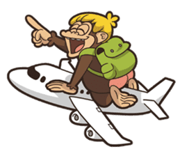 Bongo Banana Head Stickers 4 sticker #6380525