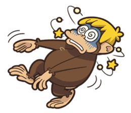 Bongo Banana Head Stickers 4 sticker #6380527