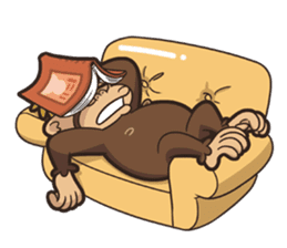 Bongo Banana Head Stickers 4 sticker #6380528